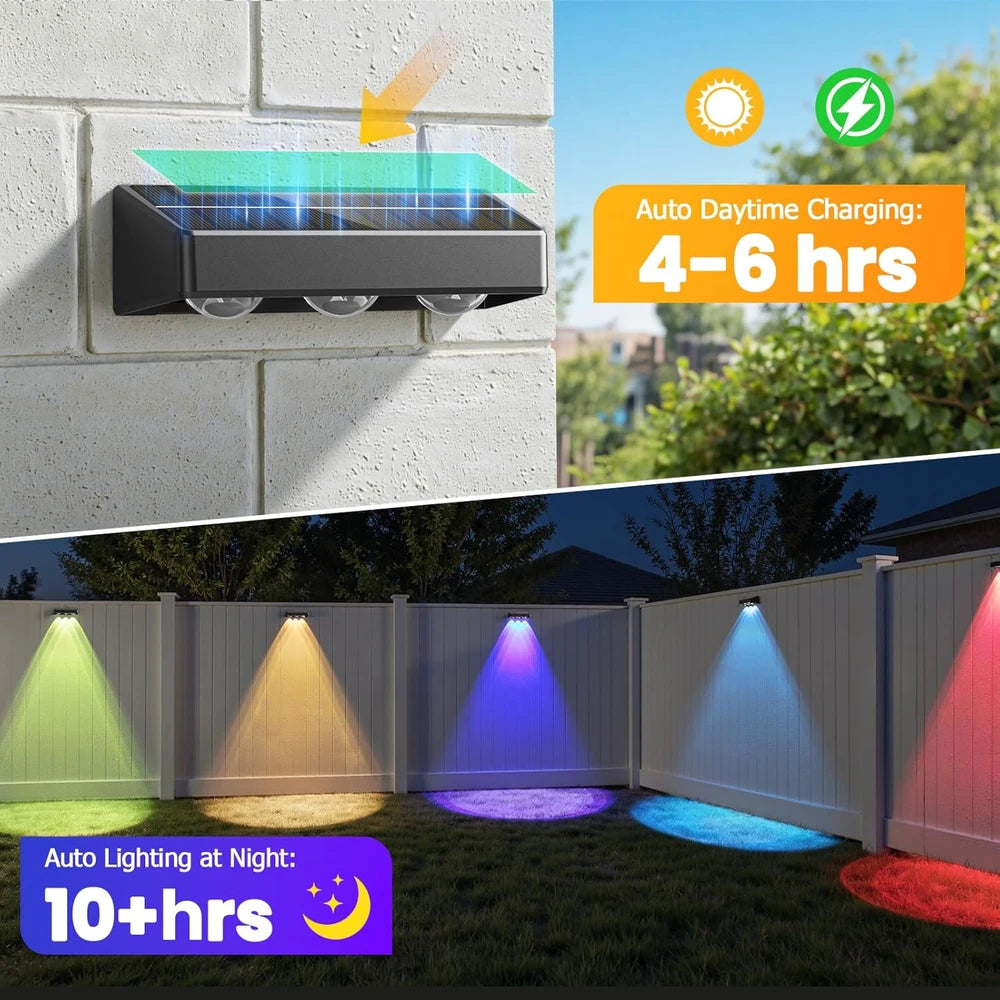 NIORSUN Solar Fence Lights