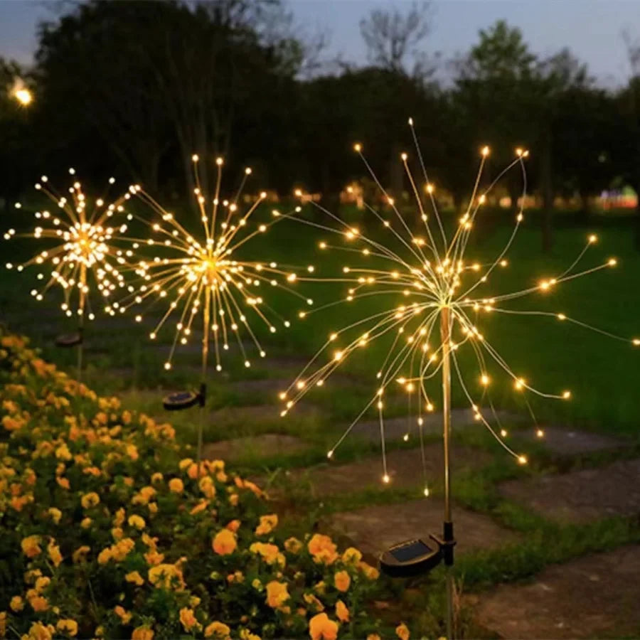 Solar Firework Garden Lamp