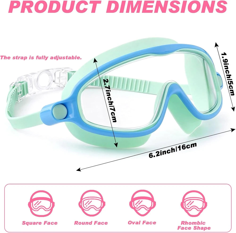 Anti-Fog Kid Swim Goggles