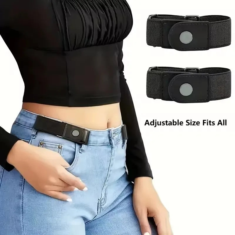 Buckle-Free Stretch Belt Set