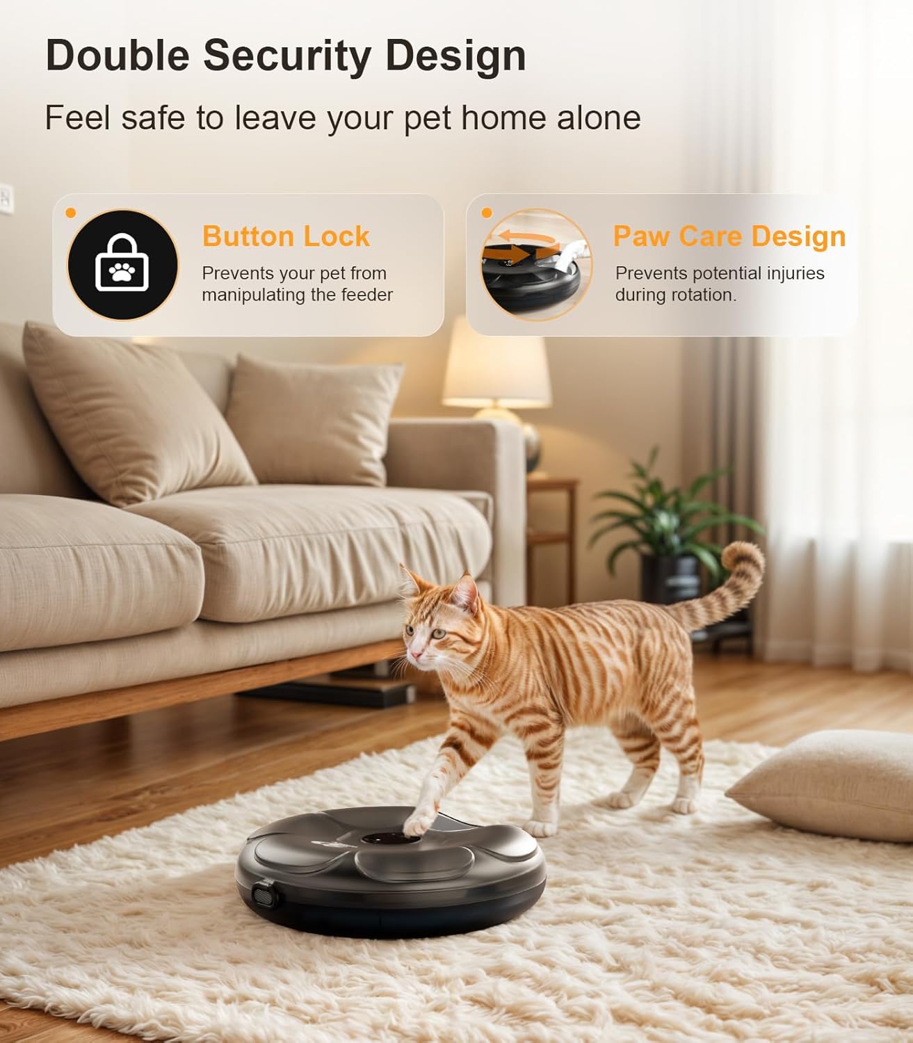 Cordless Cat Food Dispenser