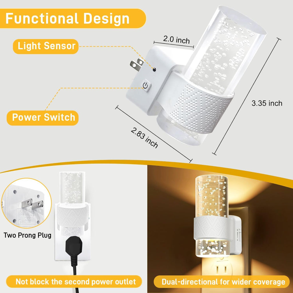 Soft Glow Night Light Duo