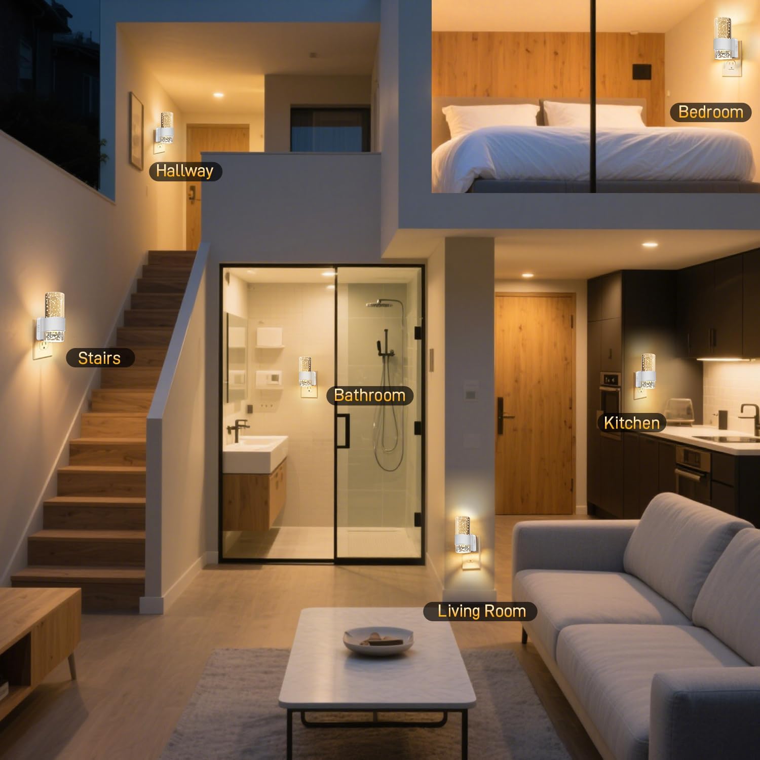 Soft Glow Night Light Duo