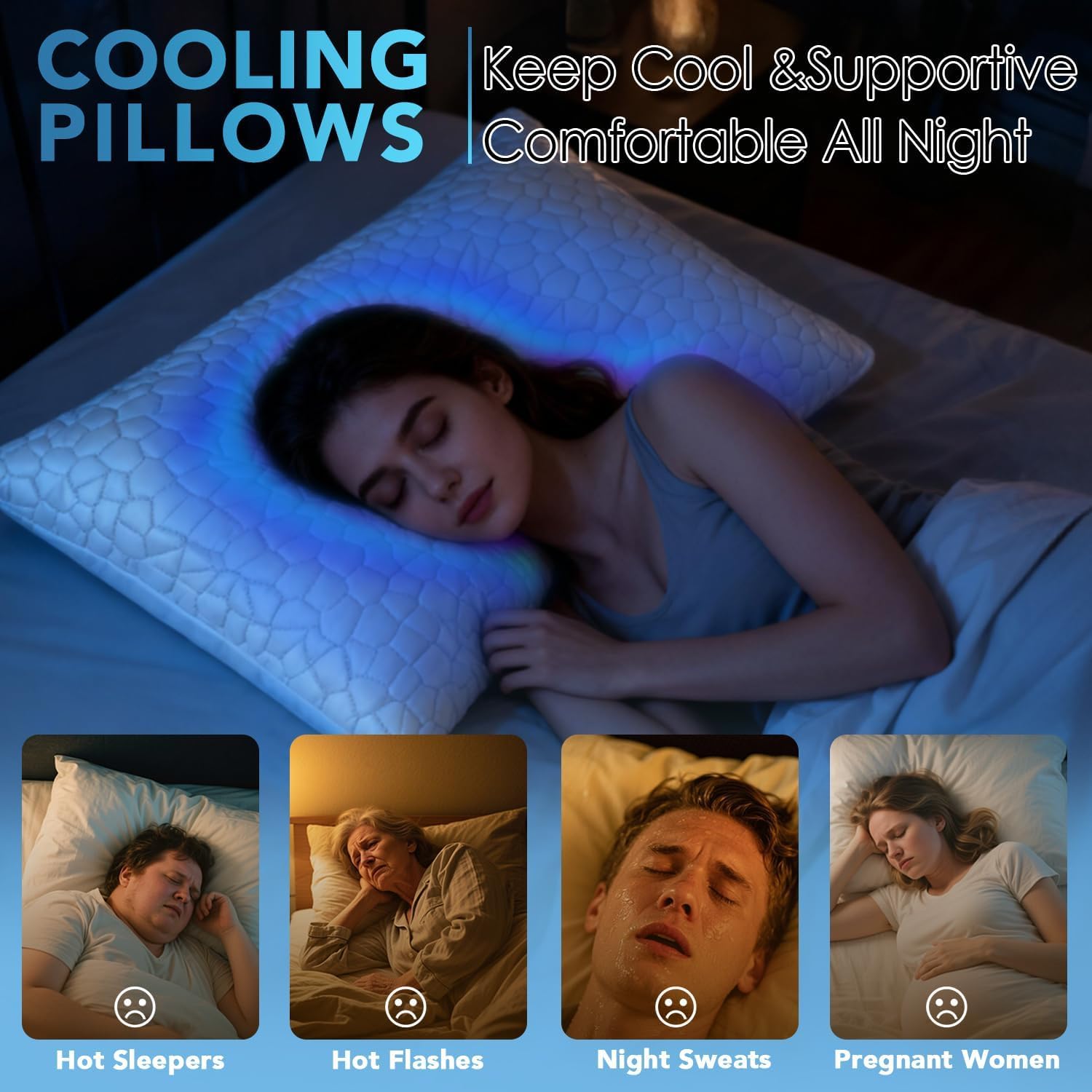 Ultimate Cooling Pillow Set
