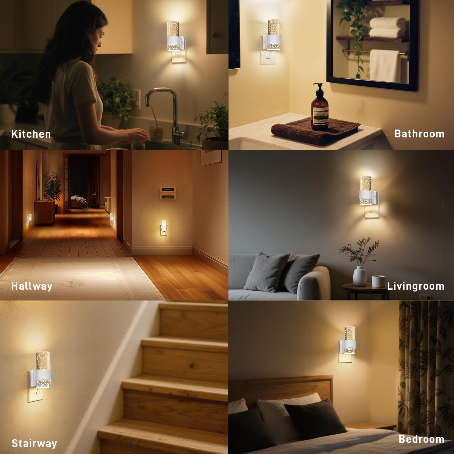 Soft Glow Night Light Duo