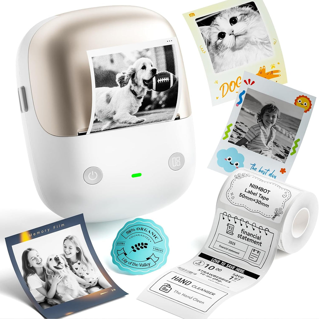 Gold Bluetooth Label Maker