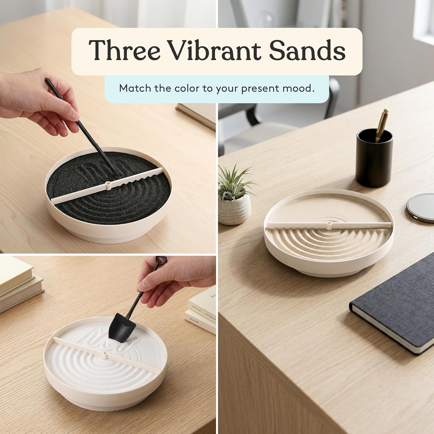 Zen Sand Spinner Desk Kit
