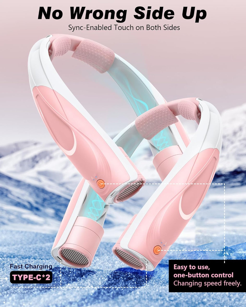 BreezeWear Hands-Free Neck Fan