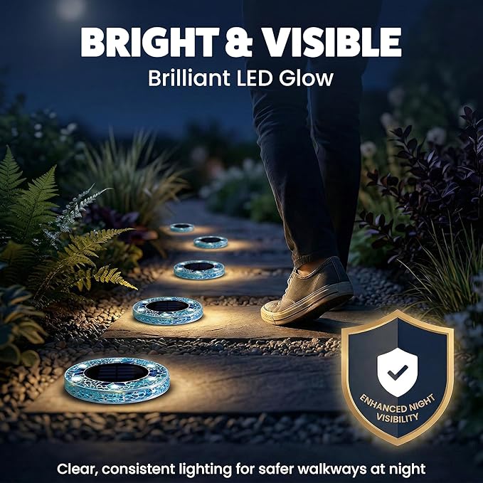 Mosaic Solar Path Lights