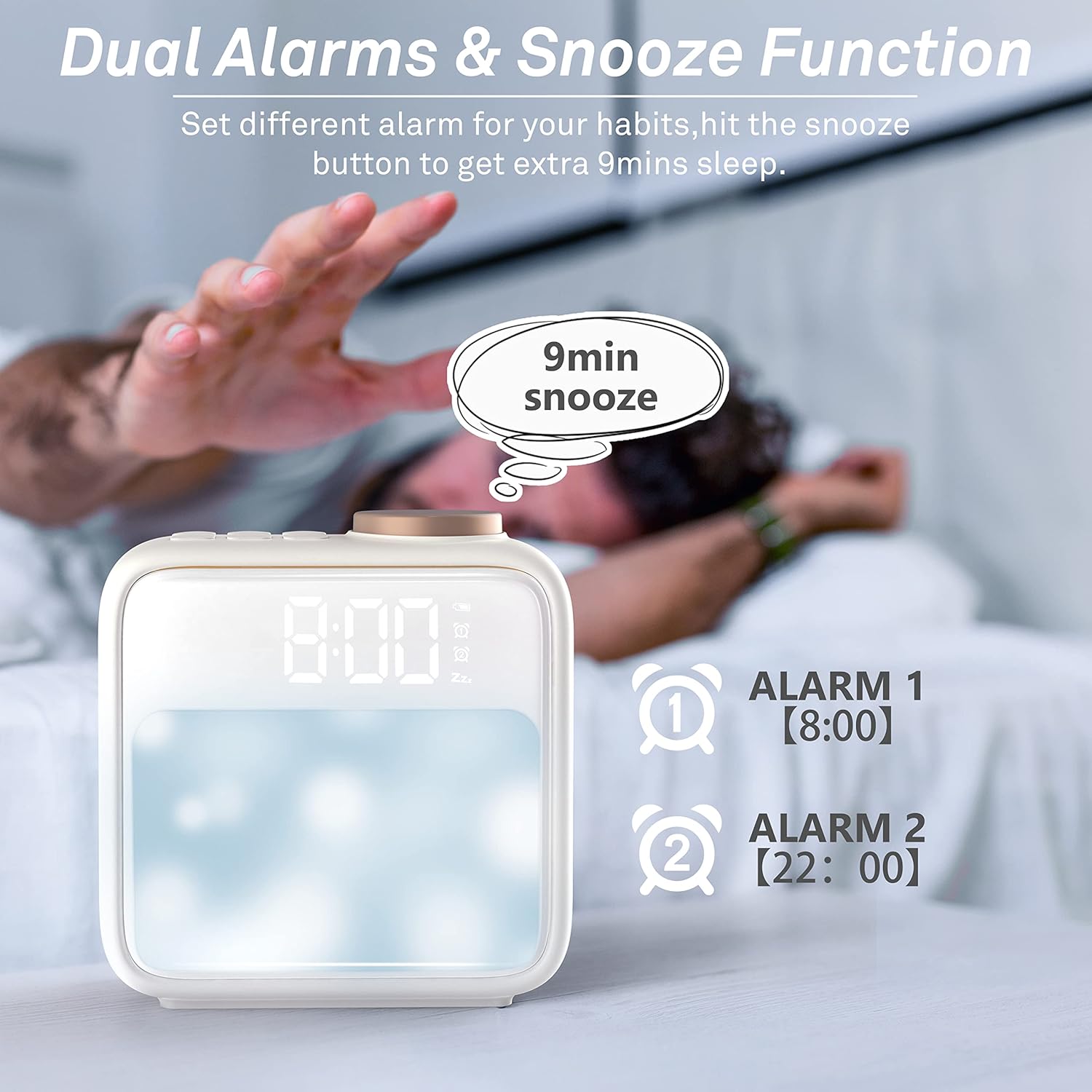 DreamGlow Wake-Up Clock