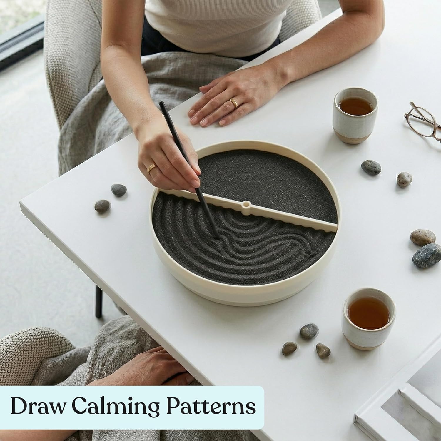 Zen Sand Spinner Desk Kit