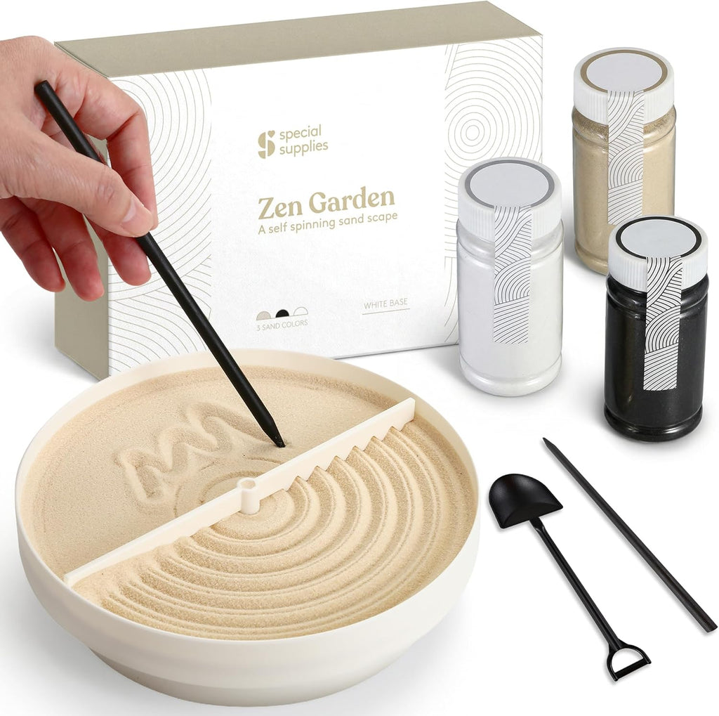 Zen Sand Spinner Desk Kit