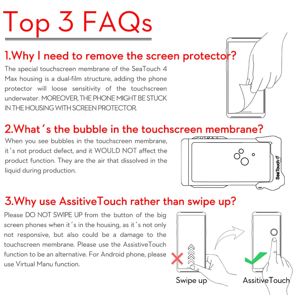 SeaTouch 4 Max Plus Dive Case