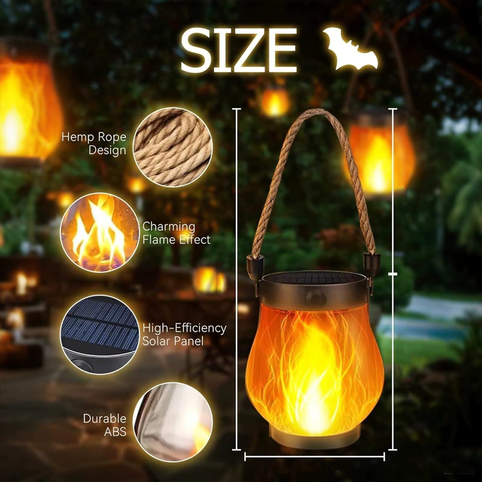 USB Rechargeable Solar Camping Lantern