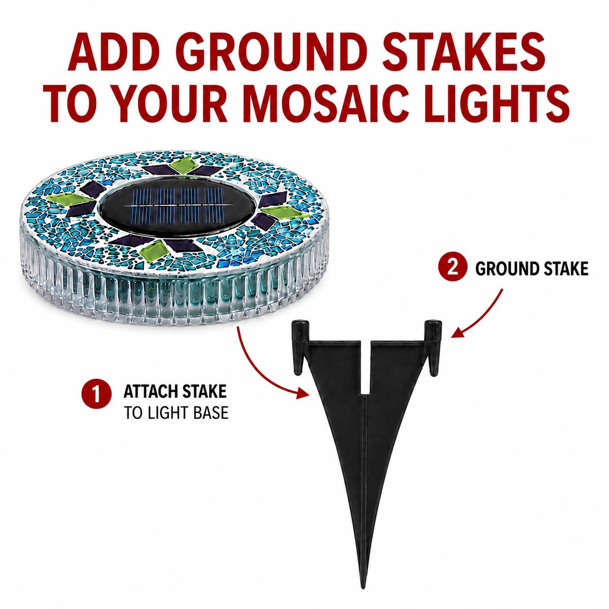 Ground Stakes for Mosaic Lights
