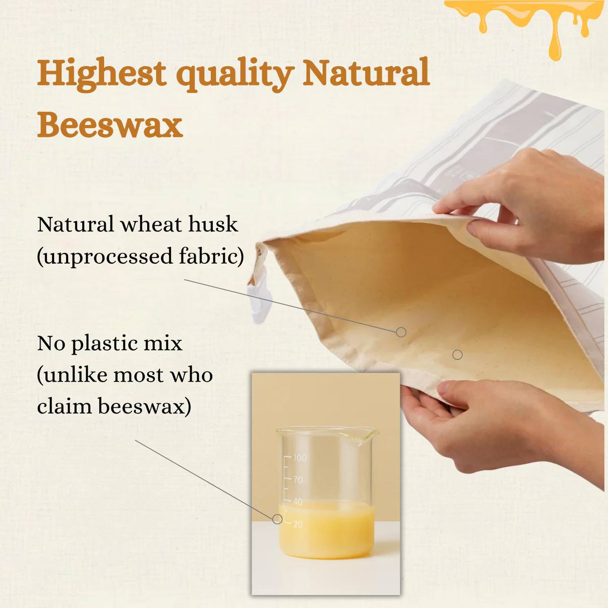 Reusable Beeswax Bread Bag